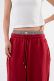 Check sagging sweatpants