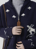 Winter Knit Zip-Up
