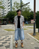 Uni Old Jean Bermuda Pants
