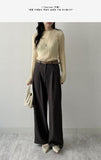 Launer Pocket Two-Tuck Wide Slacks