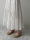 Raffia Linen Mary Jane Sandals