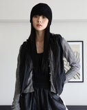 Nylon hood vest