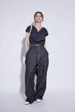 curve balloon denim