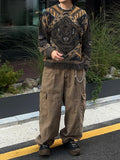 Ku Pigment Cut Cargo Pants