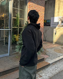 High Neck Waffle Warmer Hoodie