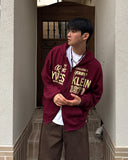 Rois Lettering Hooded Zip-Up