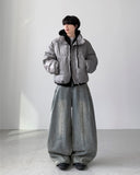 Satin Glow Crop Padding