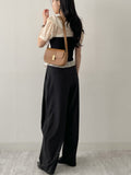 [Short Sleeve Version] Buttery Off-Shoulder Layered Blouse