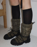 Padded string middle ugg boots