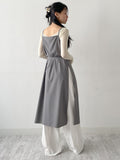 End Two-Tuck Nylon Banding Wide Pants