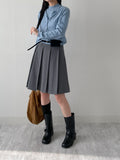 Nasty Midi Pleated Skirt