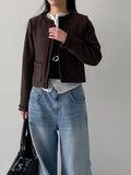 [Unisex] Force 10 Pintuck Wide Denim Pants