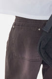 Morrow purple brown wide denim pants