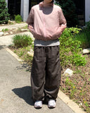 Linen Cut Balloon Banding Denim