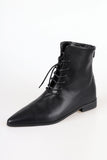 Strap toe ankle boots