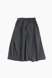Fab Button Flare Long Skirt