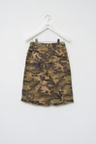 (W) Ruffle Camo Skirt