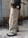 Wave shirring brushed padded pants