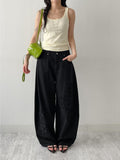 Floral Patch Balloon Wide Pants