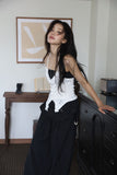 Vacation Ruffle Halter Sleeveless