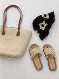 [summer] Rattan Big Shoulder Bag