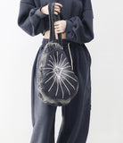 Spider Denim Sling Cross Backpack