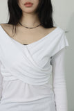 Eve Twisted Off Shoulder Tee