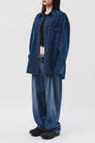 Cole Side Tuck Wide Denim