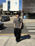 Mier Linen Cut Wide Pants