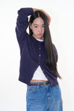 Ciel round button-up cardigan