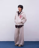Rubber Stitch Hood Zip-Up
