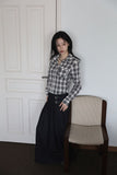Hazel Check Crop Shirt