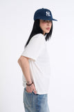 Regular fit cropped short-sleeve T-shirt