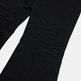 Crow Black Flare Denim