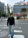 Open neck warm collar knit
