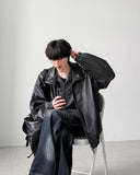 Cynical Crop Leather Jacket