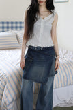 Chrome Layered Set Denim