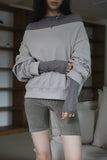 Munt Off Shoulder Sweatshirt