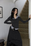 Seto Shirt Layered Shirring Tee