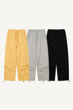 Round curve sweatpants