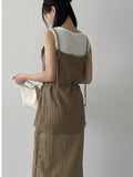 Romi Layered Bustier Long One Piece
