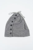 (W) Turtle Button Beanie