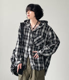 Blasse Check Hood Shirt
