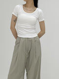 Modal Round Short Sleeve T-Shirt