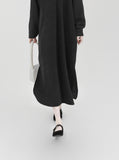 Lehen Collar Corduroy Long One Piece