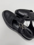 Mannish Strap Buckle Loafers