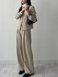 Lake Pleated Wide Slacks