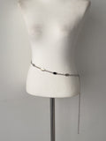 Oval Silver Chain Belt