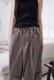 Nylon Two-Tuck Pants