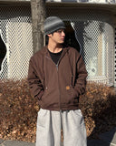 Work Rivet Hood Zip-up